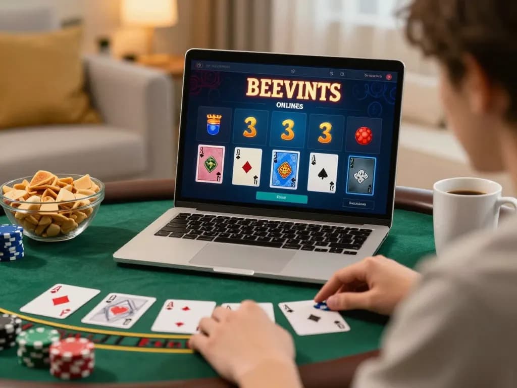 Player engaged in a strategic game on f168 online casino platform from the comfort of home.
