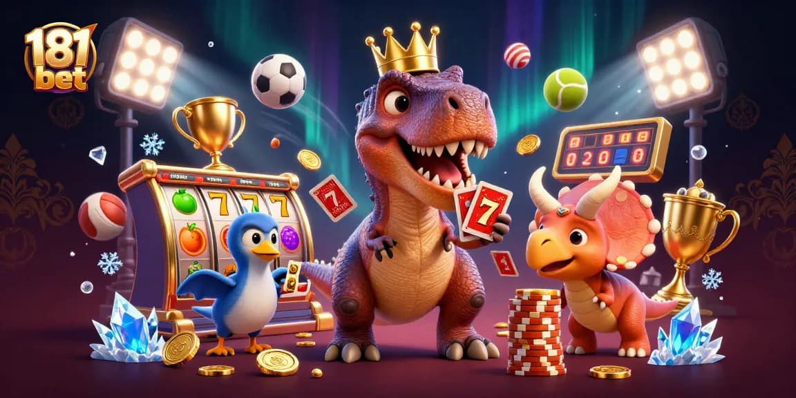 Experience thrilling slot action with 181bet's colorful characters and dynamic gaming elements.