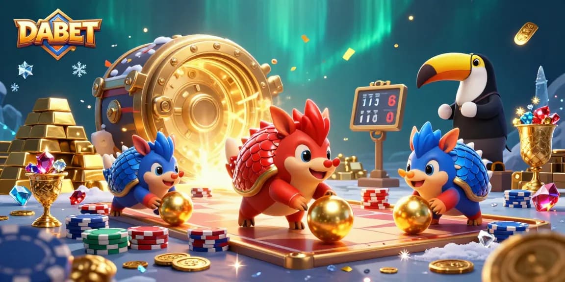 Experience thrilling gameplay at DABET while rival pangolins bowl through chips and treasure!