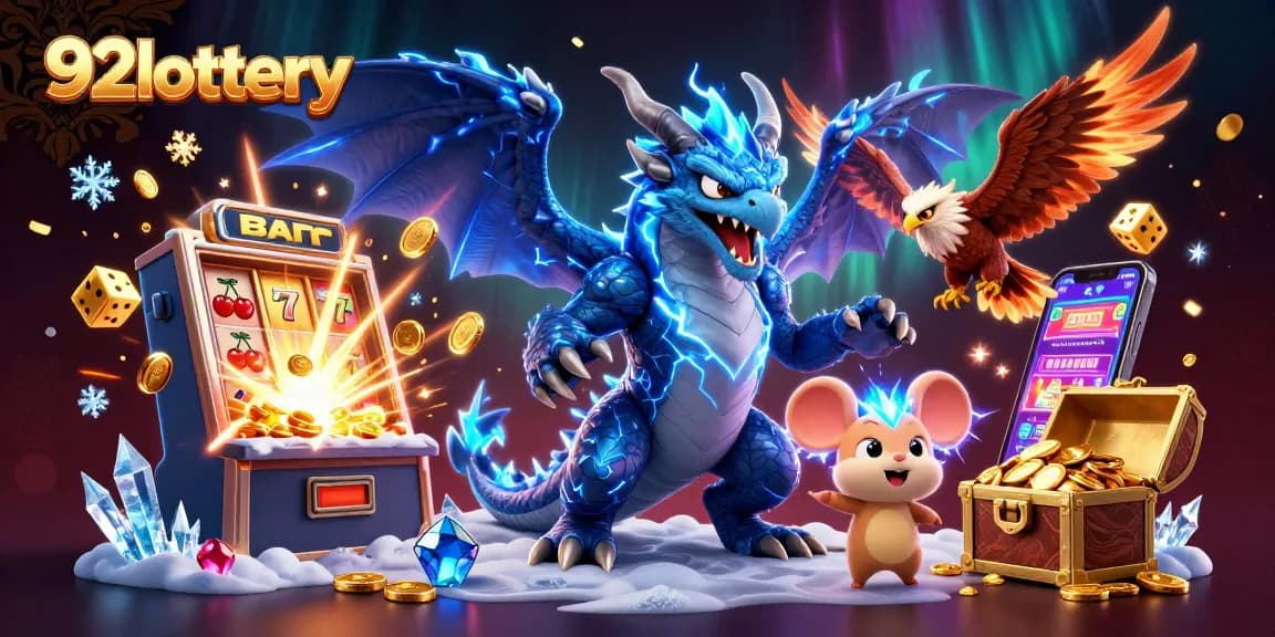 Engage with the thrilling 92lottery experience, immersing in exciting games and jackpot wins with dynamic visuals.