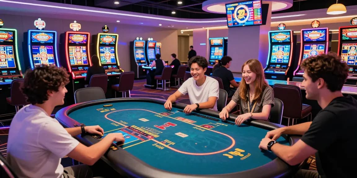 Engaged player at yo88 enjoying vibrant casino experience with 3D poker.