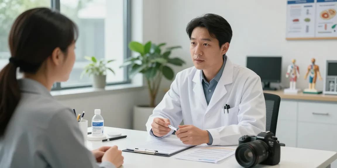 Consultation at koipeptidescanada.com/semaglutide-canada discussing semaglutide options in wellness clinic