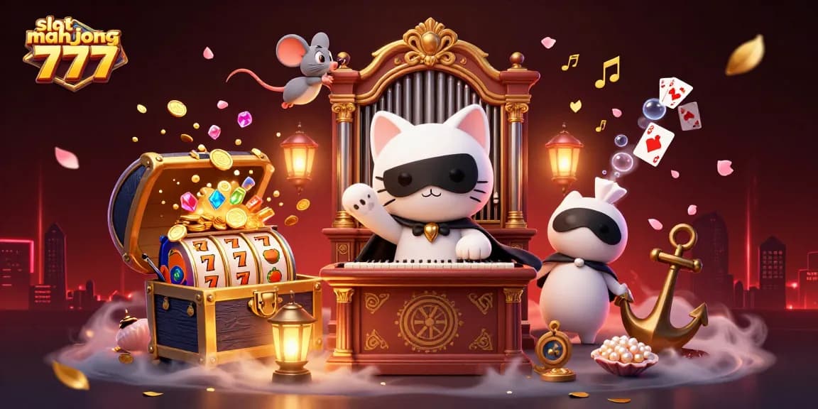 Experience thrilling gameplay with slot mahjong 777, featuring colorful gems and dynamic casino characters.