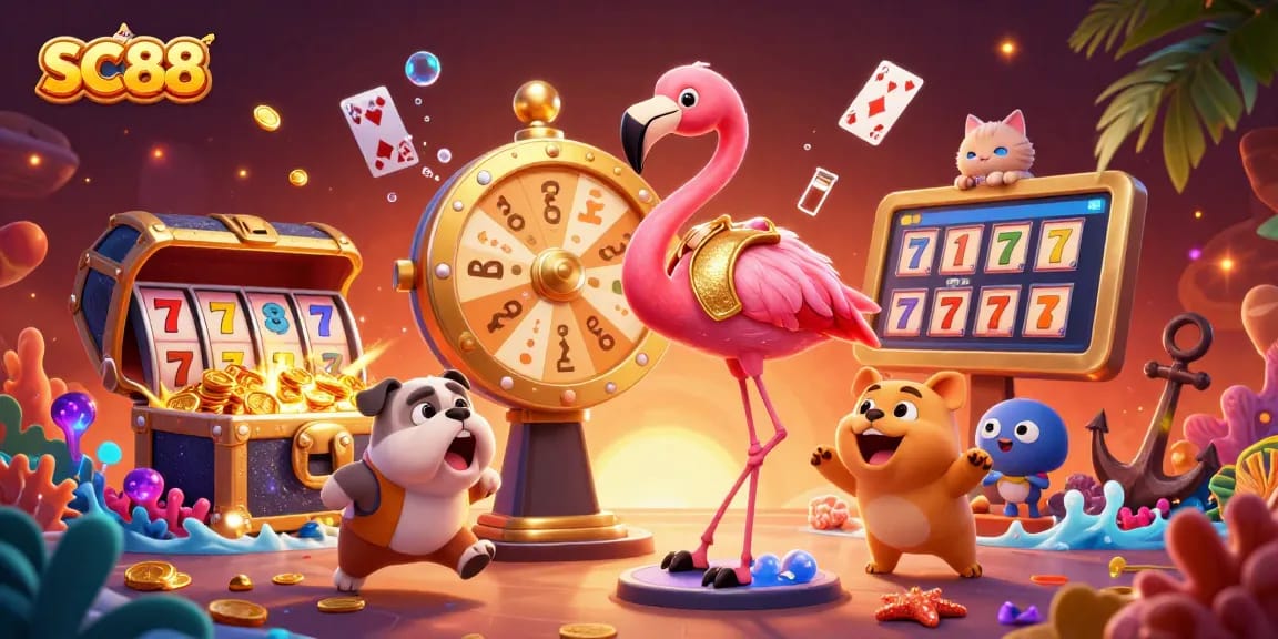 Spin the giant prize wheel at SC88 with a thrilling mix of excitement and bright winnings.
