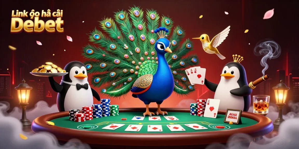 Experience the excitement of Link vào nhà cái Debet with dynamic casino characters and vibrant poker action.