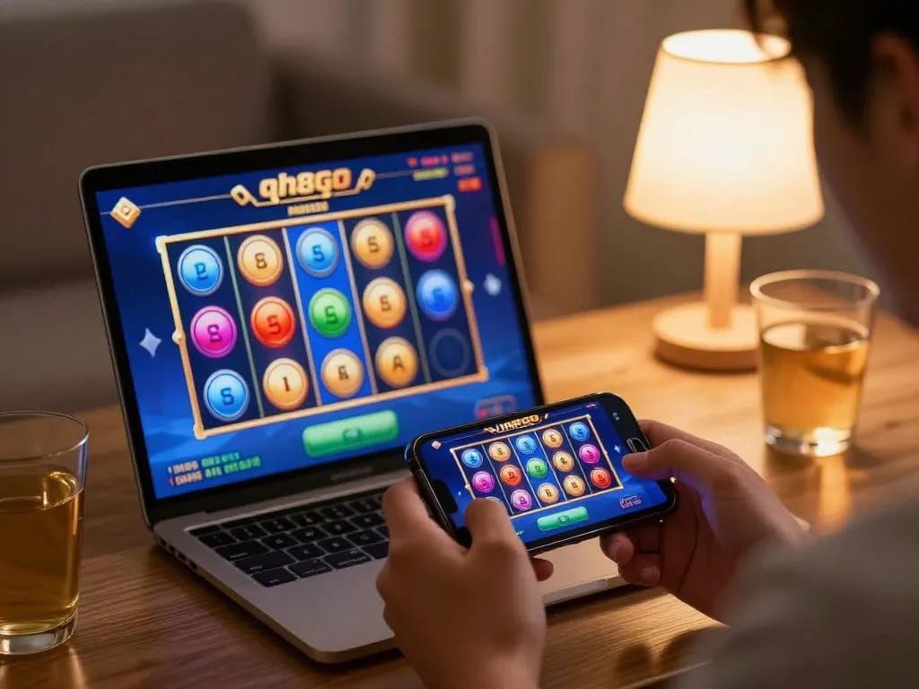 Experience thrilling gameplay on the qh88go casino app while relaxing at home.