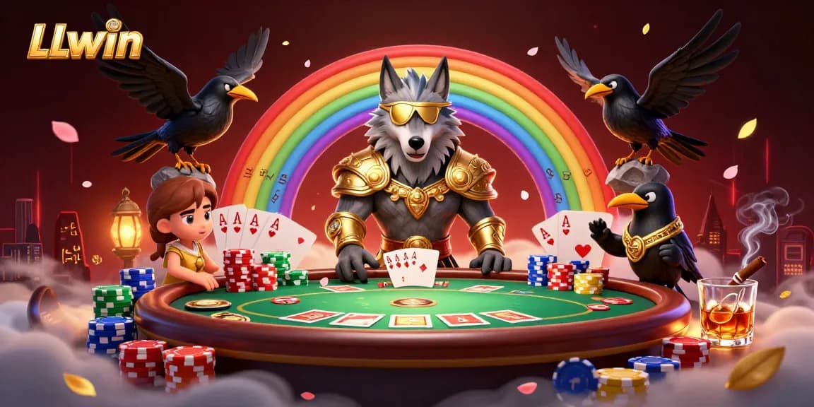 LLwin transforms ante into triumph with a captivating display of poker energy.