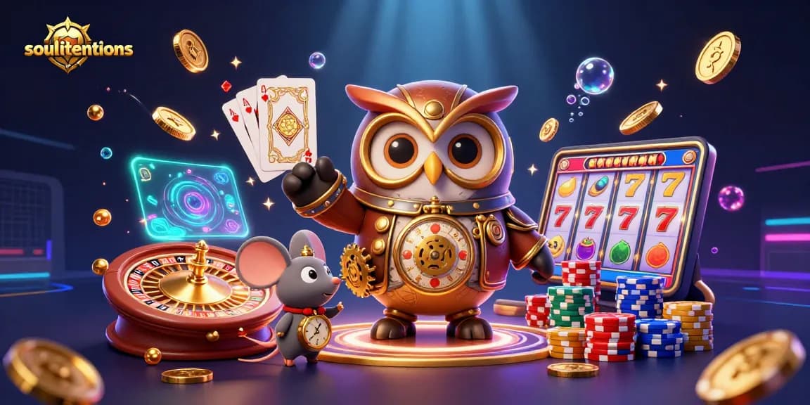 soulintentions memberikan pengalaman permainan kasino yang menawan dengan desain steampunk dan elemen kasino futuristik.