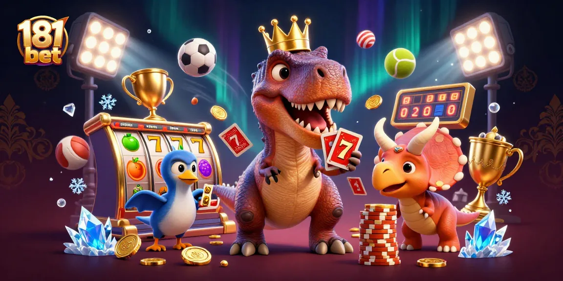 Experience thrilling slot action with 181bet's colorful characters and dynamic gaming elements.