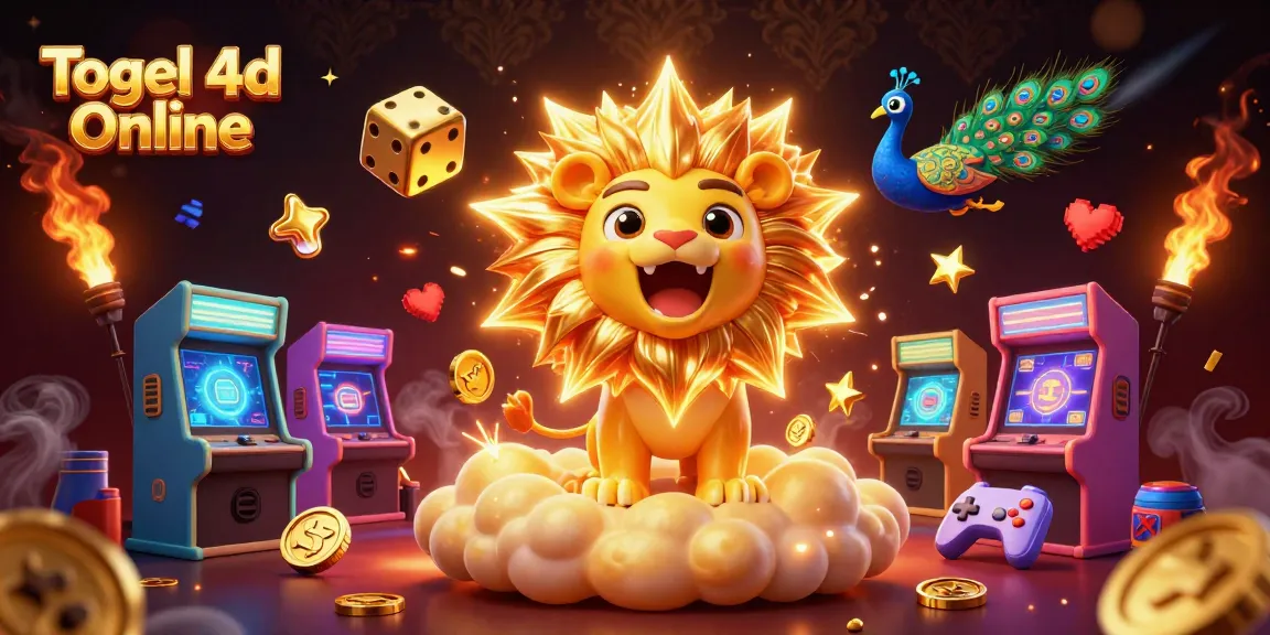 Togel 4d Online vibrant casino illustration showcasing exciting game action and dynamic characters.