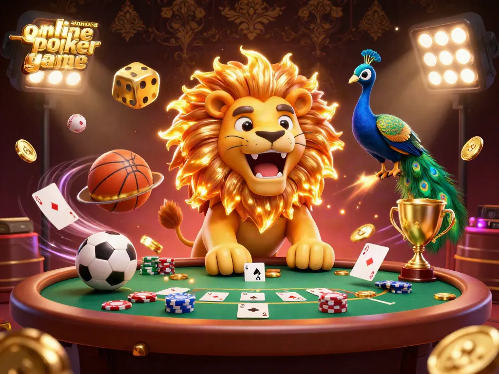Win exciting rewards with online poker game singapore at a dynamic table of poker chips and cards.