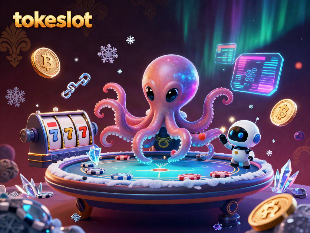 Strategi menang di Tokeslot dengan ilustrasi 3D alien bermain poker di luar angkasa