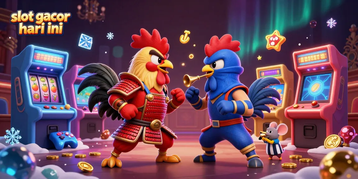Engage in thrilling gameplay at slot gacor hari ini with dynamic roosters in an electrifying casino atmosphere.
