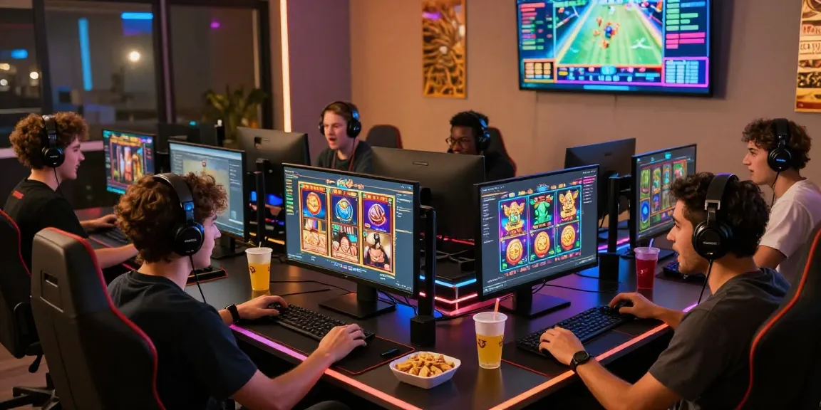 Gamers enjoying an engaging online slot experience with deposit tanpa minimal options available.