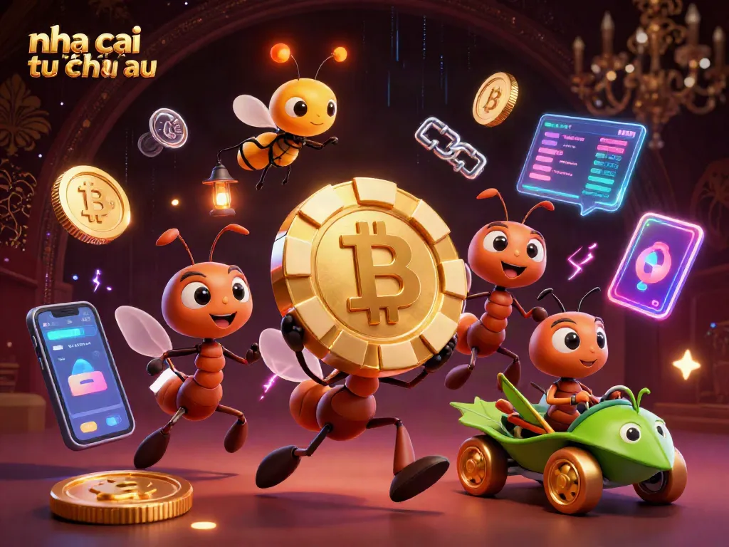 Nha cai den tu chau au - đội quân kiến 3D thực hiện vụ trộm chip poker vàng giữa các đồng tiền ảo.