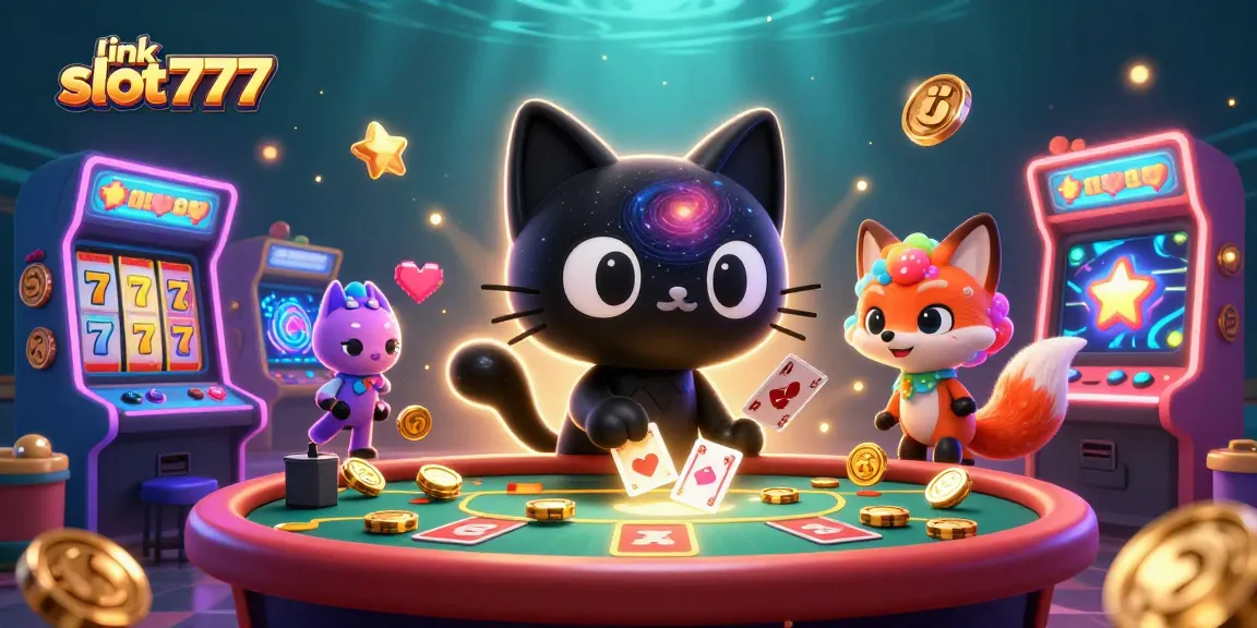 Play thrilling slots at link slot777 with fun characters and vibrant casino elements!
