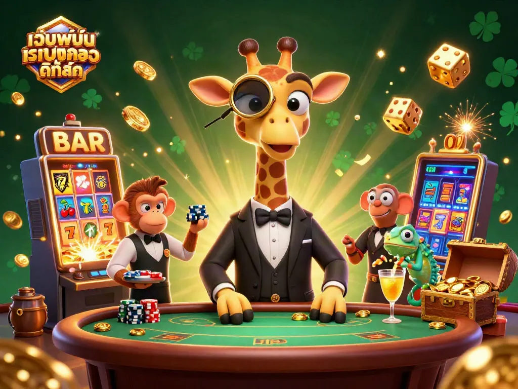สนุกสนานไปกับ เว็บพนันออนไลน์ เว็บตรง ดีที่สุด พร้อมความตื่นเต้นจากเกมสล็อตและเกมคาสิโน