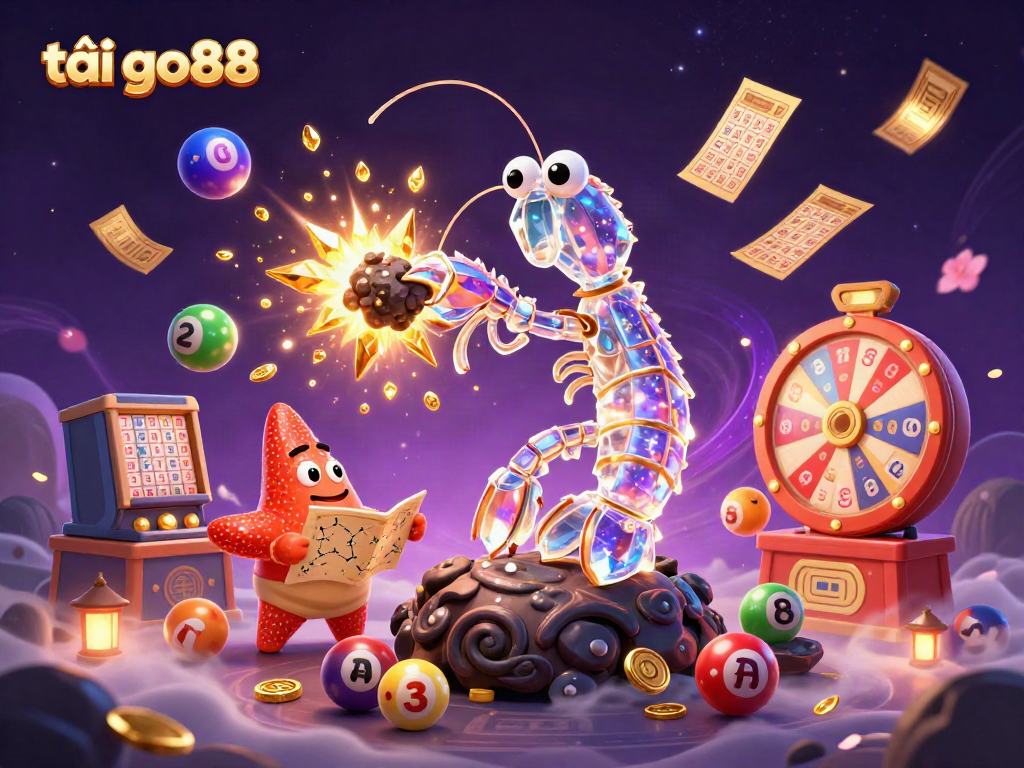 Experience the thrill of tải go88 with vibrant gaming elements bursting in a stunning 3D illustration.