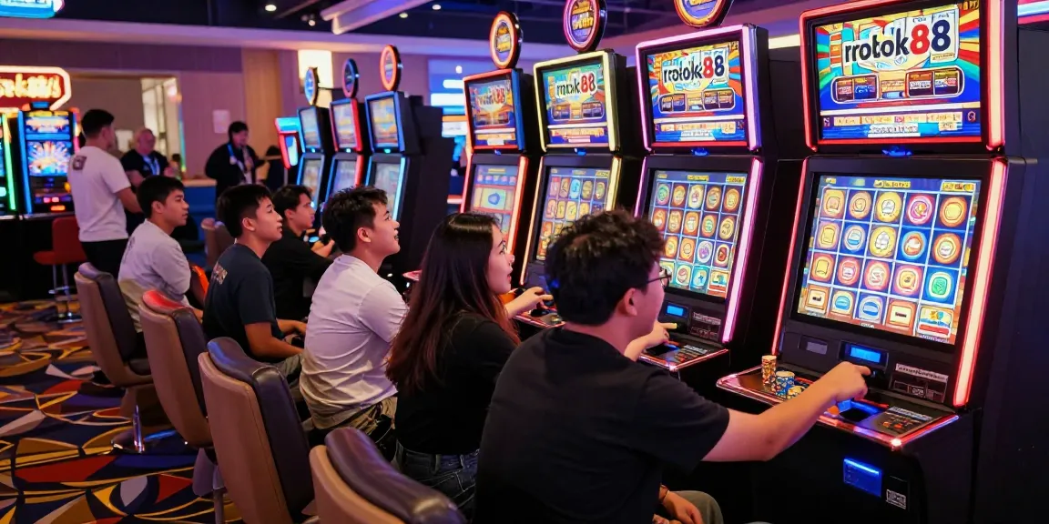 Experience the thrill of rokok88 slot in an exciting casino atmosphere.