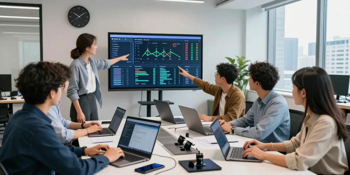Discovering how much does IT support cost in UK? Professionals collaborating in a modern IT office environment.