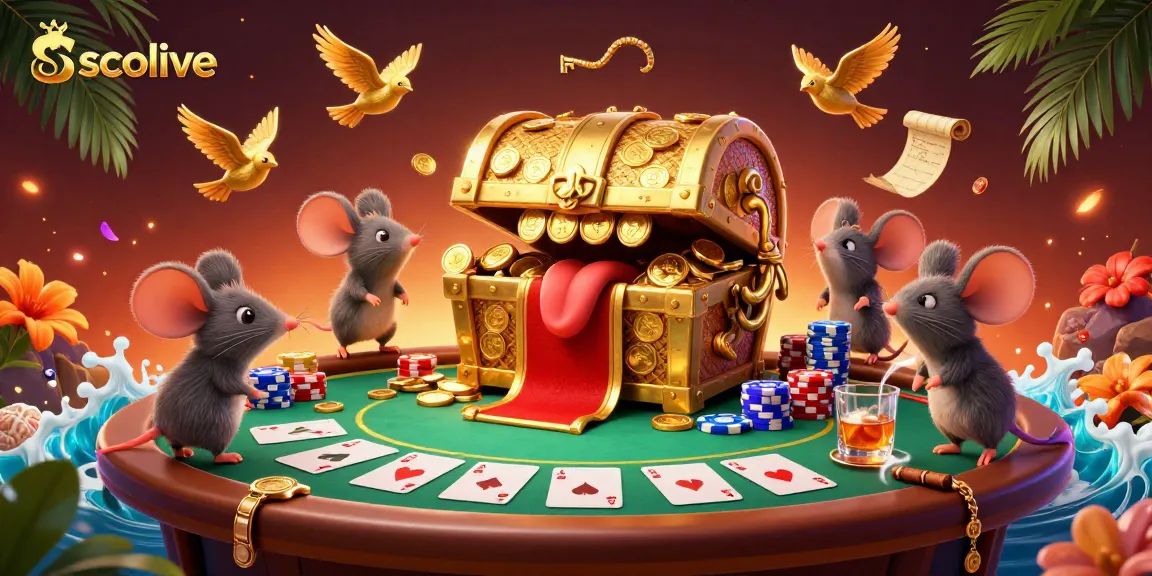 Socolive captivates players with exciting poker tables, colorful chips, and adventurous characters in an immersive scene.