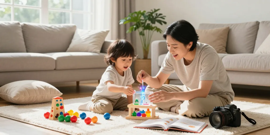 Parent and child playing educational games at home, embodying values of rokok88 for positive parenting.