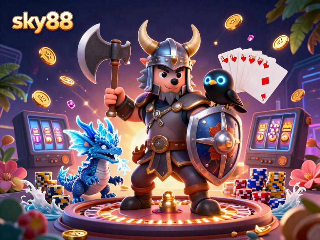Experience thrilling gameplay and stunning visuals with sky88's dynamic casino adventures.