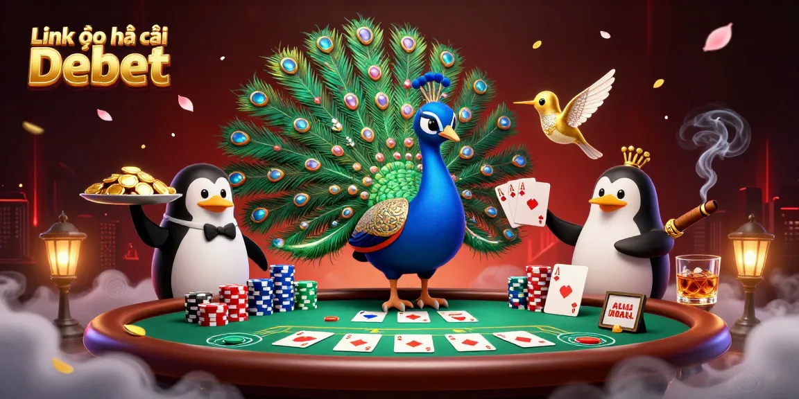 Experience the excitement of Link vào nhà cái Debet with dynamic casino characters and vibrant poker action.